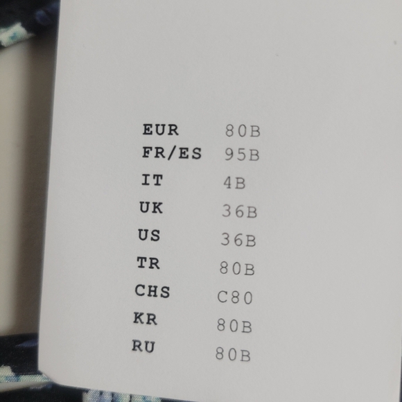 Paris Atelier & Other Stories NWT Swimwear Bikini Set Just The Top Is New. - Picture 8 of 9